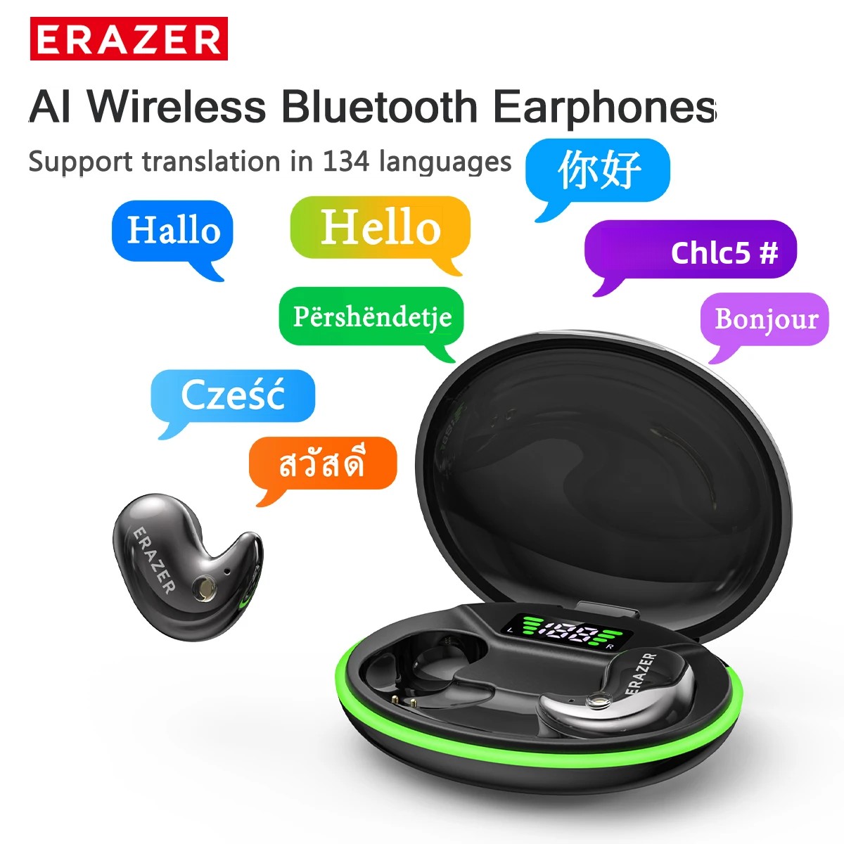 Video Games - EARZER XF58 In-Ear Bluetooth Hoofdtelefoon Met