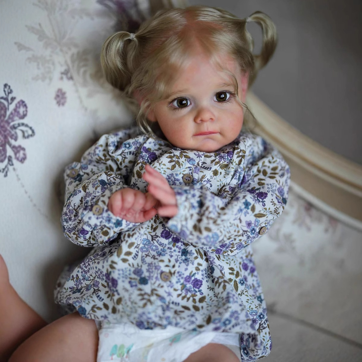 Reborn Baby Doll Silicone Realistic - Knuffelige siliconen babypoppen, realistische reborn-pop van