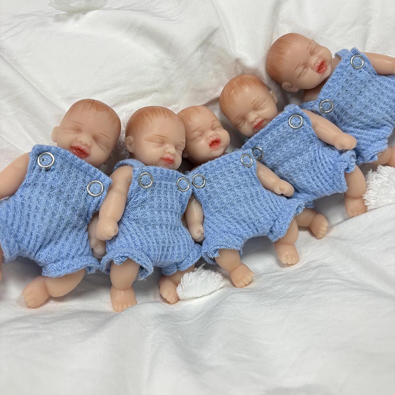 5 stks/set 4 inch Handgemaakte - Reborn Baby Doll Silicone Realistic recensie en prijs
