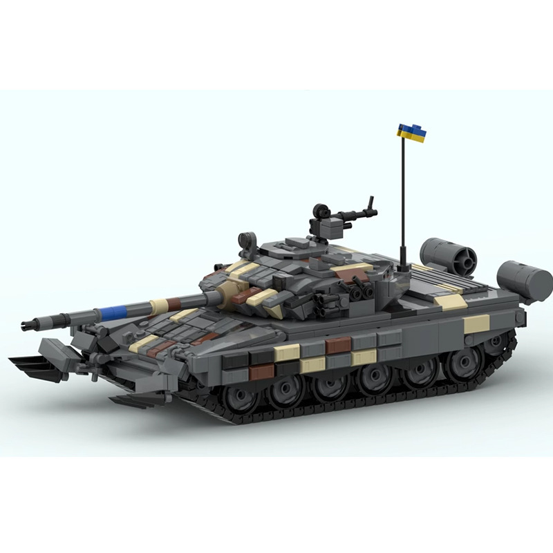 T-72AV Main Battle Tank-blokke - Lego Compatible Military Tank recensie en prijs