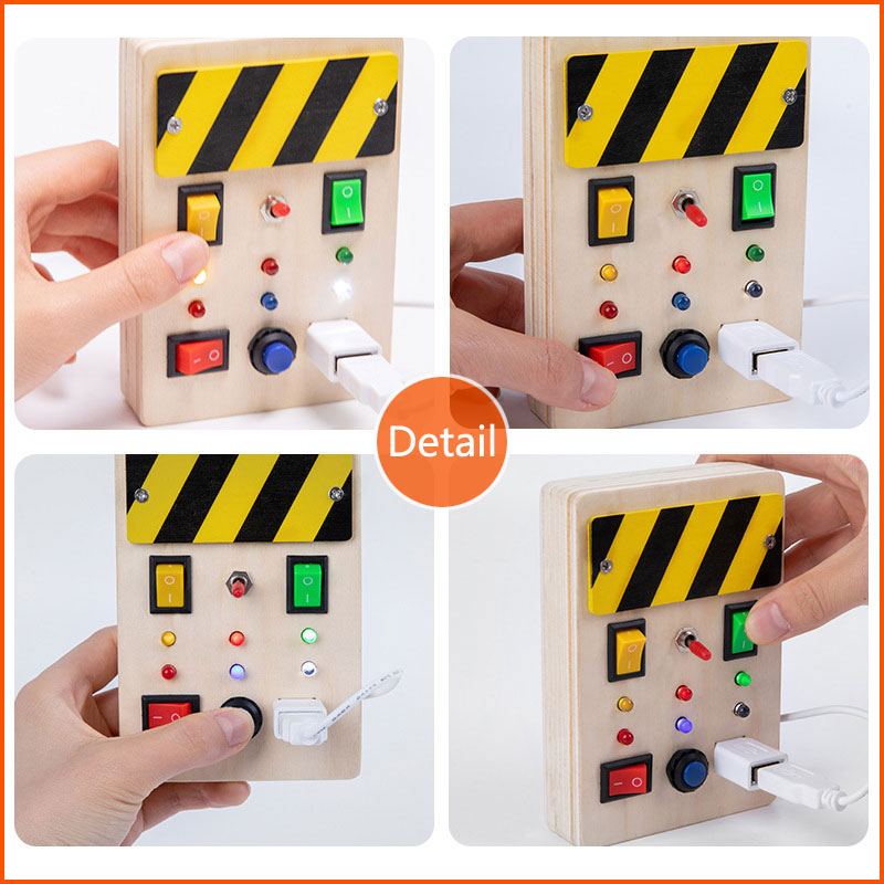 Montessori druk bord zintuigli - Montessori Wooden Busy Board Toddler recensie en prijs