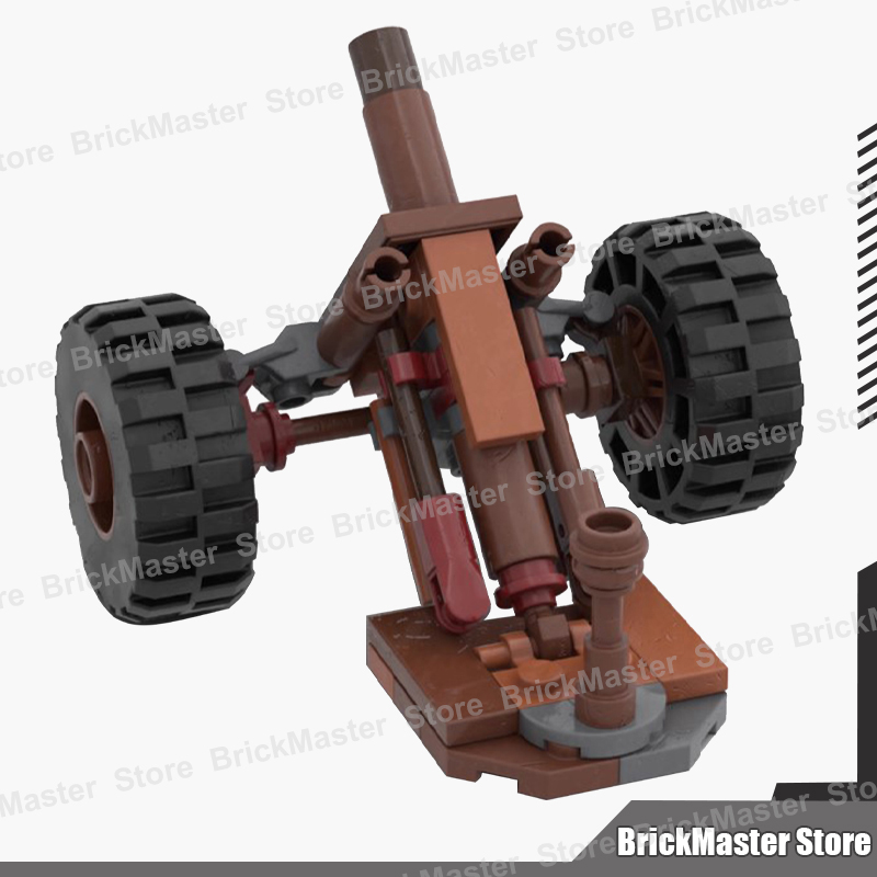 MOC Militaire Oorlogsscène Gas - Lego Compatible Military Tank recensie en prijs