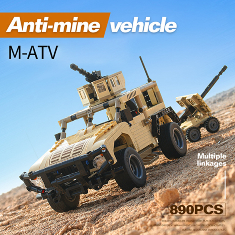 Moc Militaire Hummer Bouwsteen - Lego Compatible Military Tank recensie en prijs