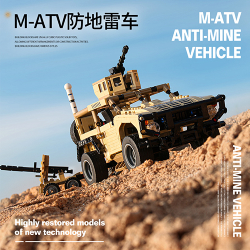 Moc Militaire Hummer Bouwsteen - Lego Compatible Military Tank recensie en prijs