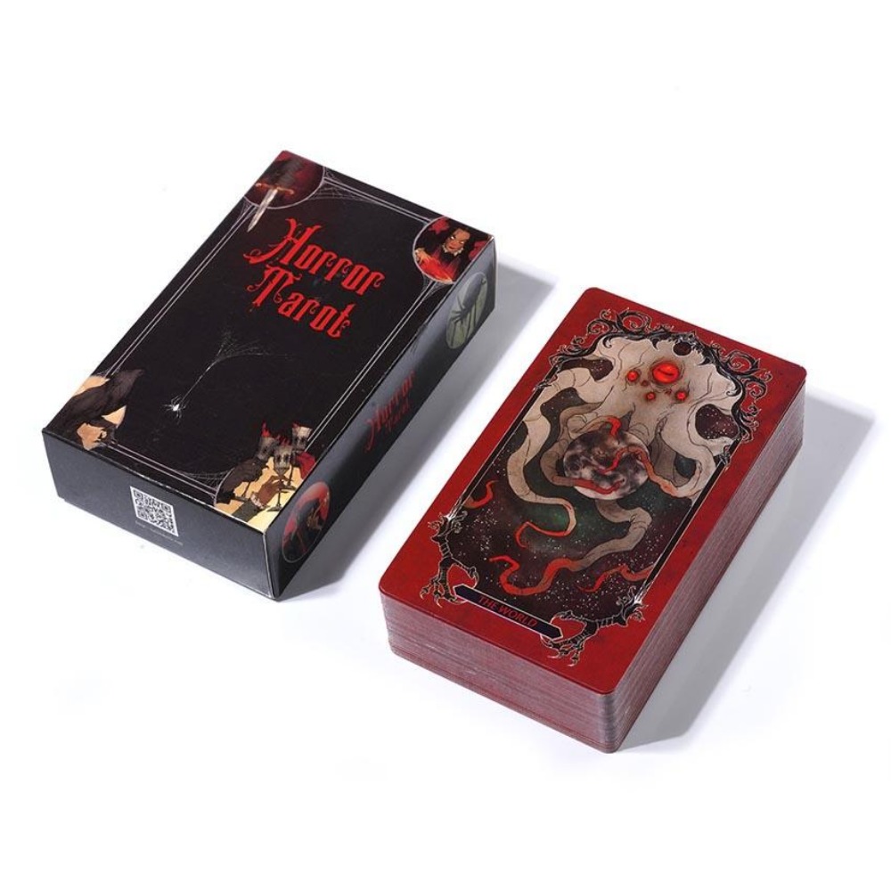 10.3*6Cm Horror Tarot Kaartspe - Tarot Cards Deck With Guidebook recensie en prijs
