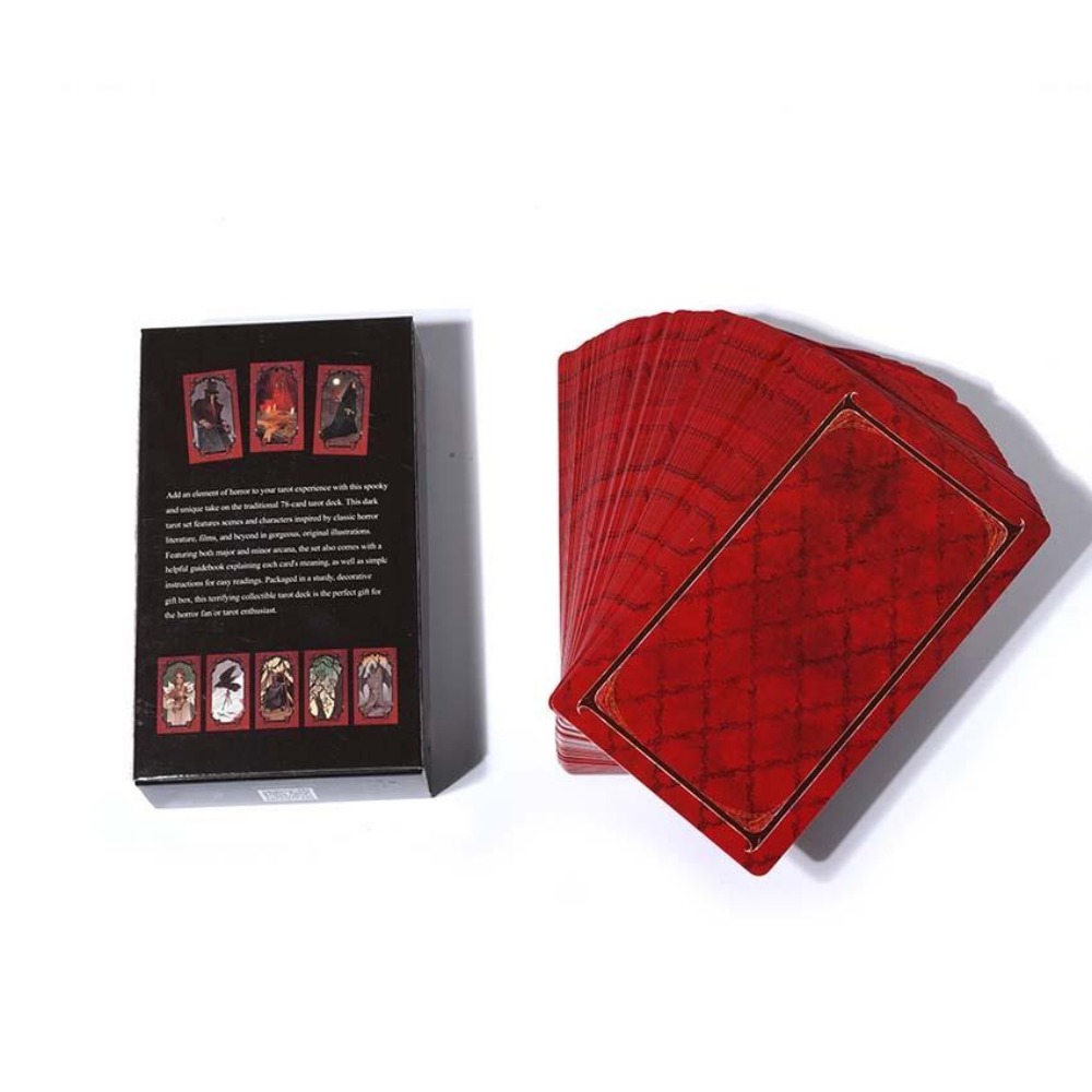 10.3*6Cm Horror Tarot Kaartspe - Tarot Cards Deck With Guidebook recensie en prijs