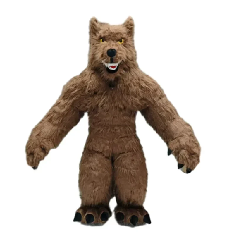 Groot opblaasbaar grijs wolven - Dolls recensie en prijs
