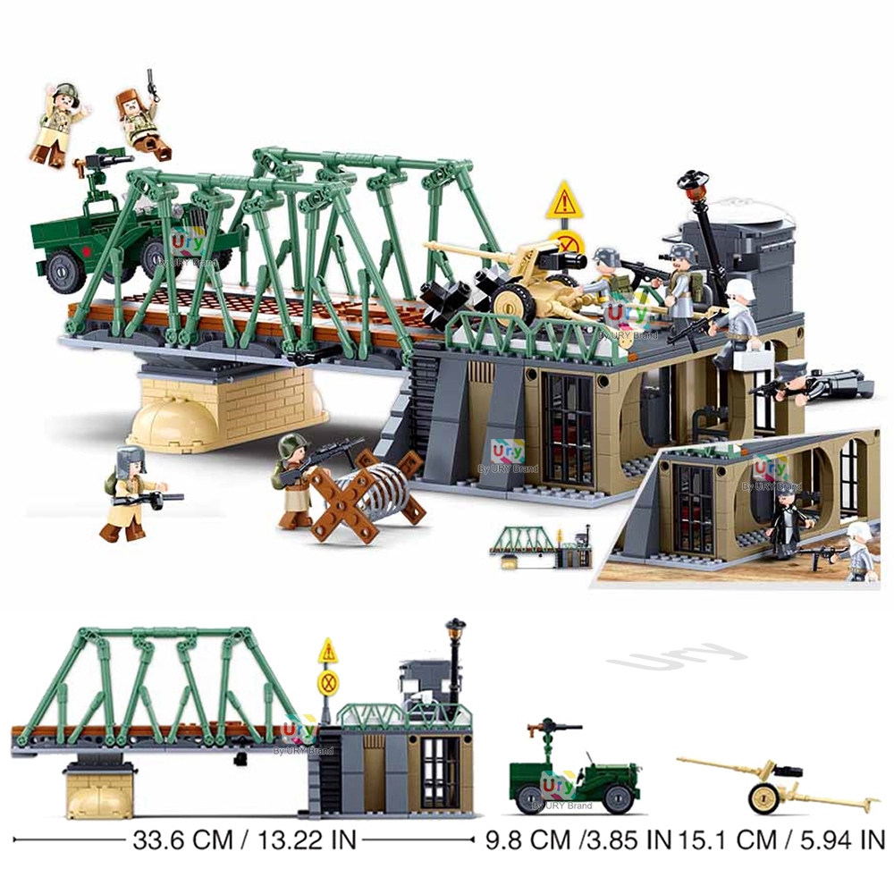 Sluban Militaire Muis Tijgerko - Lego Compatible Military Tank recensie en prijs