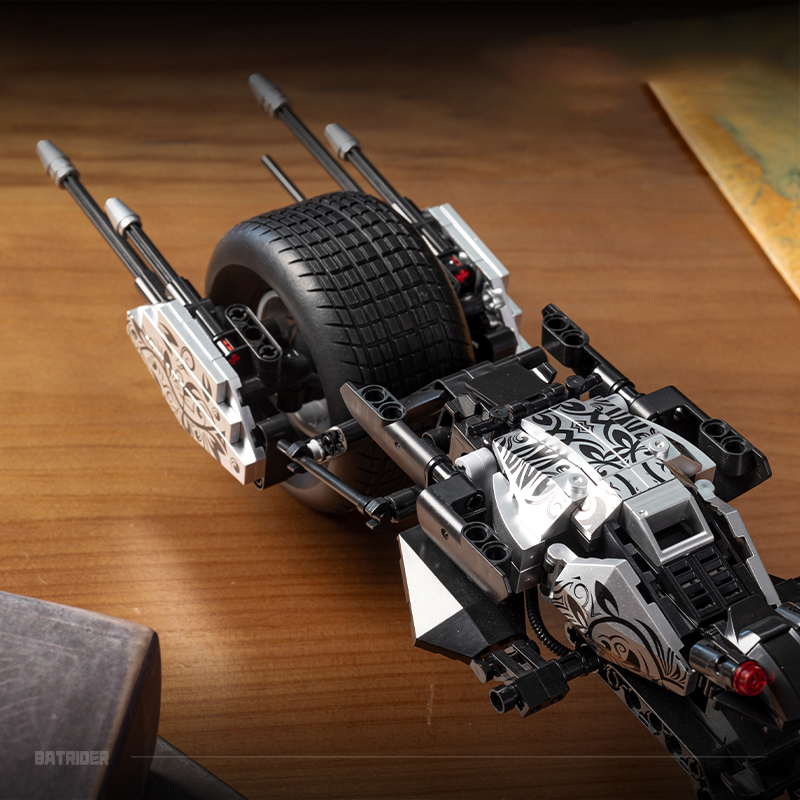 Creatieve MOC Bat Motorfiets H - Building Blocks recensie en prijs